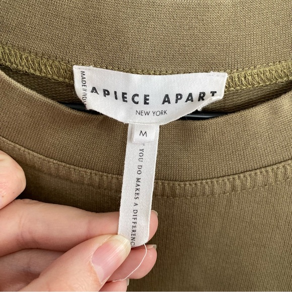 Apiece Apart Olimpio Puff Sleeve Sweatshirt - Picture 5 of 7